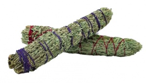 seven directions speciaty smudge stick woth copal and sweetgrass