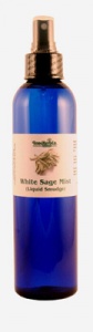 white sage mist spray or liquid smudge