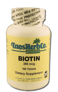 Taos Herb Company Biotin 300 mcg (Out of Stock)